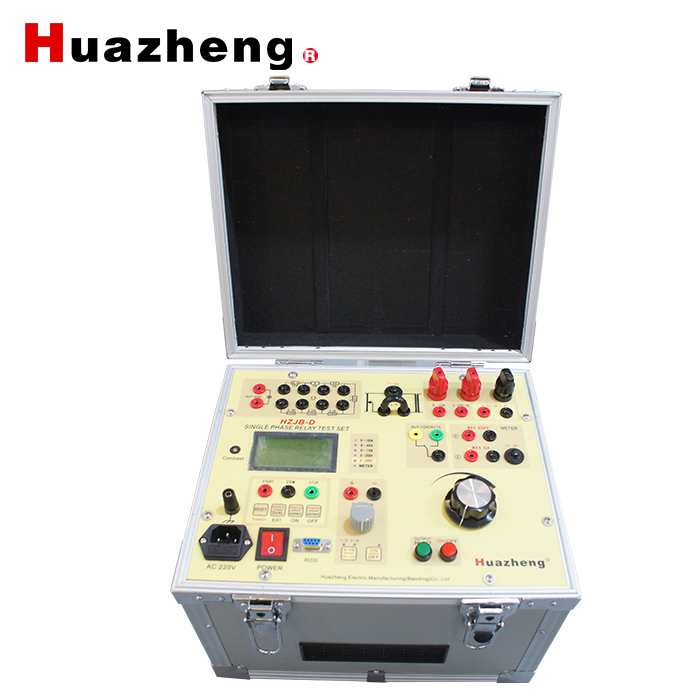 Huazheng HZJB-D one phase relay tester single phase relay tester with calibration secondary injection testing for protection relay relay test system