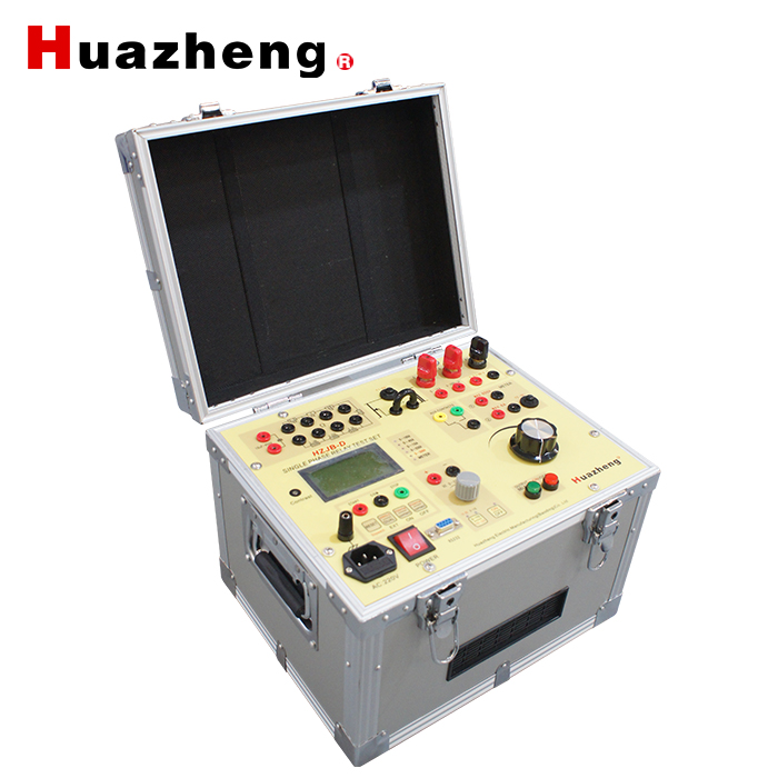 Huazheng HZJB-D one phase relay tester single phase relay tester with calibration secondary injection testing for protection relay relay test system