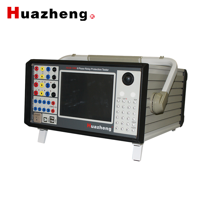Huazheng HZJB-1200 six phase relay tester six phase relay protection testing Instrument auto relay test set 6 phase relay tester