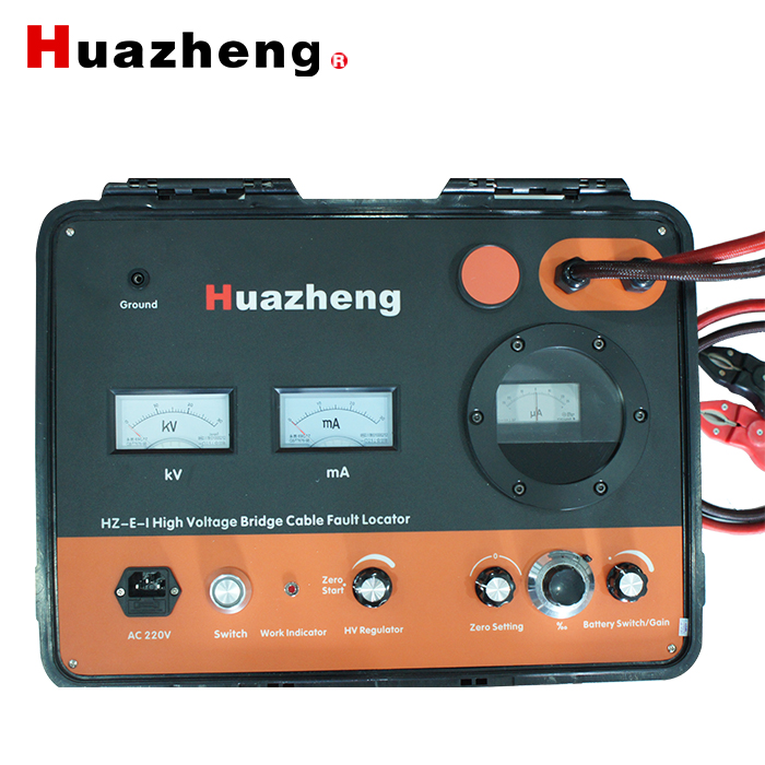 Huazheng HZ-E-I cable fault bridge high voltage bridge test equipment electrical fast high-voltage cable bridge hv cable fault locator