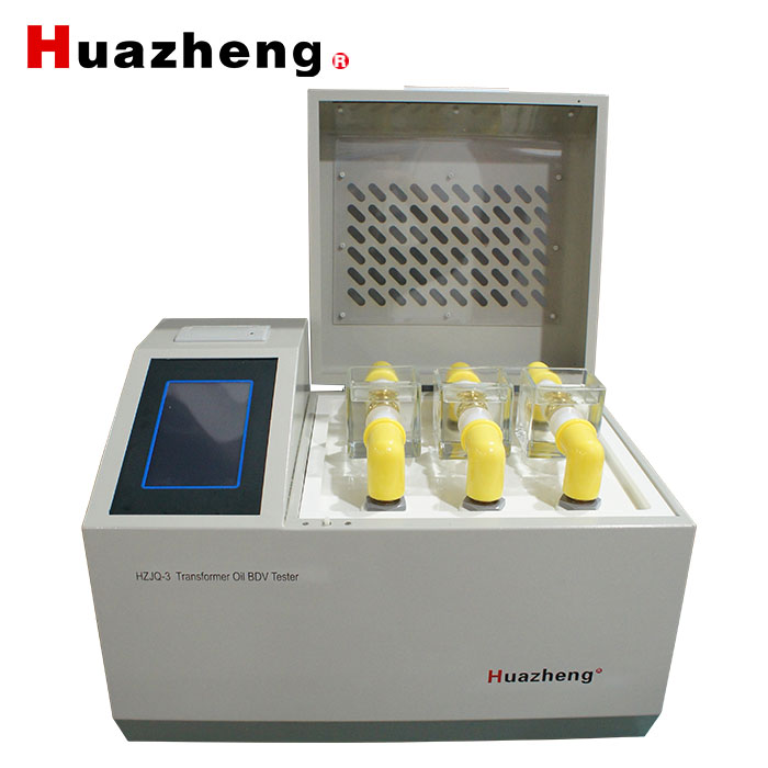 Huazheng HZJQ-3  Transformer Oil BDV Tester Transformer Oil Breakdown Voltage Test Dielectric Strength Of Transformer Oil transformer Oil BDV Test Device