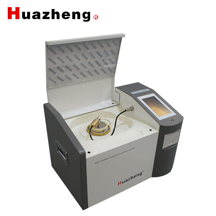 Huazheng HZJD-2 oil tan delta tester insulating oil dielectric loss and resistivity tester insulating oil dissipation factor analyzer