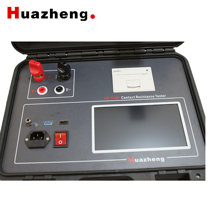 Huazheng HZ5100 circuit breaker contact resistance tester 100A digital contact loop resistance
