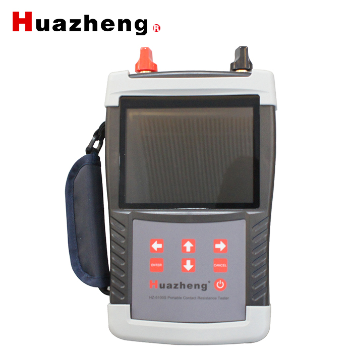 Huazheng HZ-5100S handheld loop contact resistance tester contact resistance tester micro ohm meter loop resistance test unit loop impedance tester