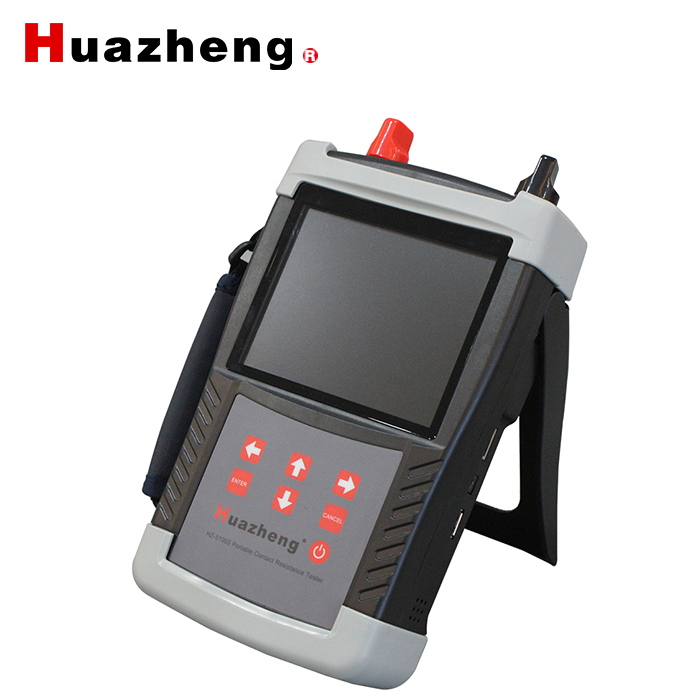 Huazheng HZ-5100S handheld loop contact resistance tester contact resistance tester micro ohm meter loop resistance test unit loop impedance tester