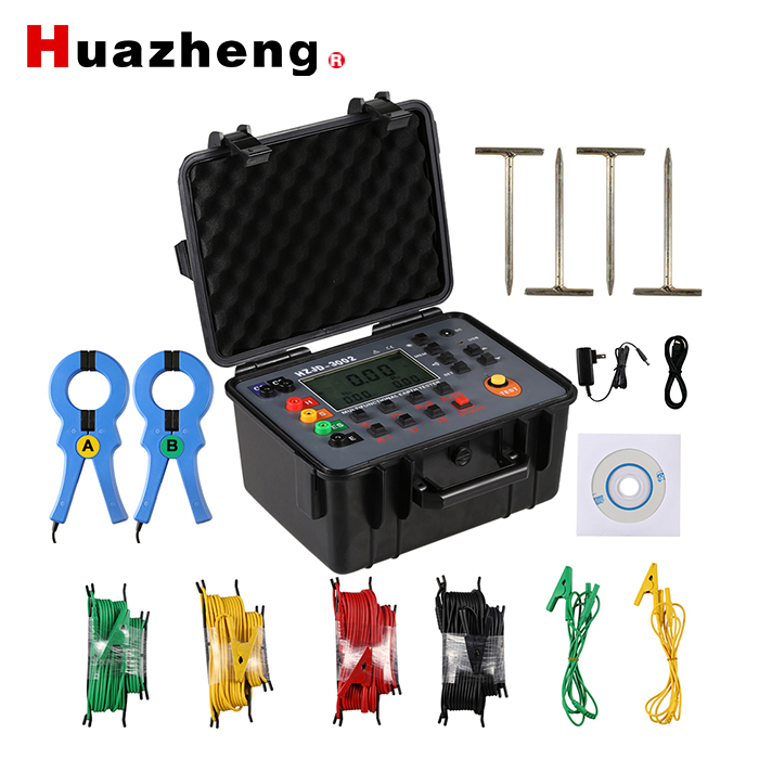 Huazheng HZJD-3002 earth resistance tester earth resistance meter ground resistance tester ground resistance measuring instrument