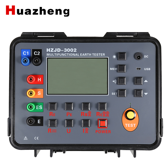 Huazheng HZJD-3002 earth resistance tester earth resistance meter ground resistance tester ground resistance measuring instrument