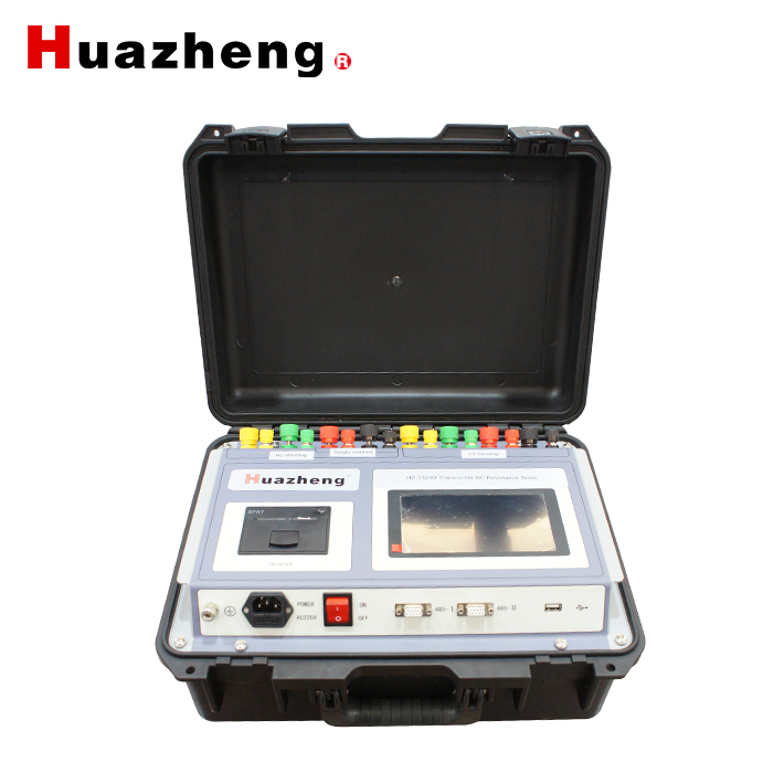 Huazheng HZ-3320D DC Resistance Test Instrument DC Winding Resistance Testing Machine Three Phase Transformer DC Winding Resistance Tester