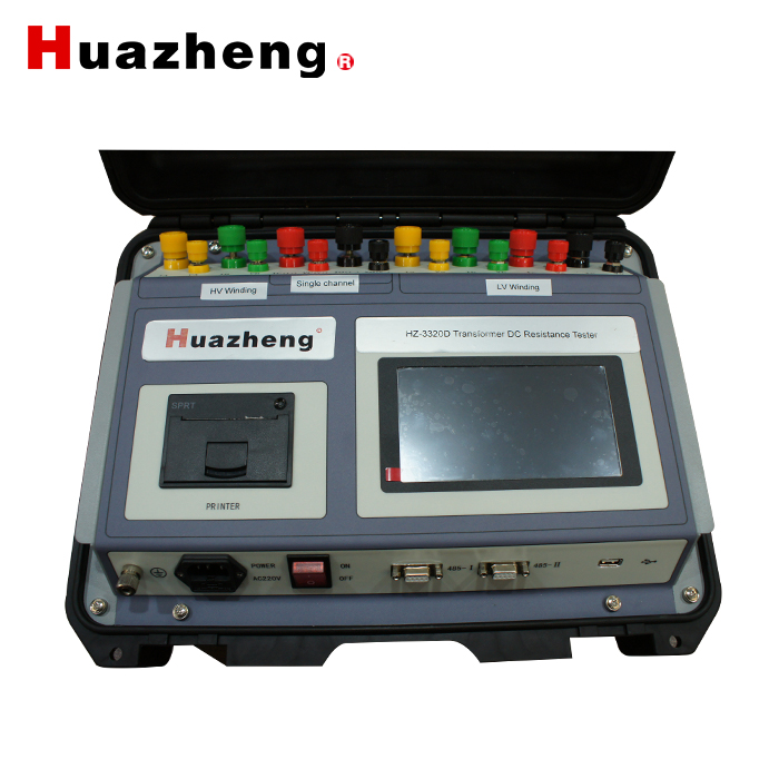 Huazheng HZ-3320D DC Resistance Test Instrument DC Winding Resistance Testing Machine Three Phase Transformer DC Winding Resistance Tester