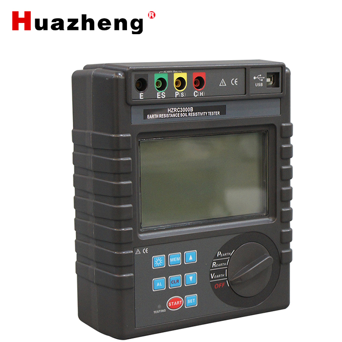 HZRC-3000B Digital Earth Resistance Tester Price Earth Resistance Measure Instrument Earth Resistance Tester