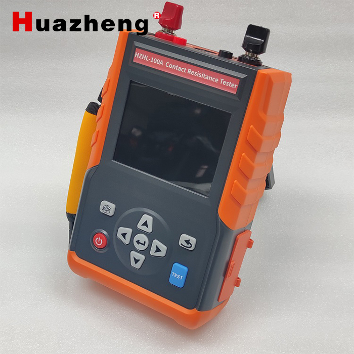 HuaZheng Digital Portable 100A Circuit Breaker loop Resistance Tester HZHL-100A Contact Resistance Tester