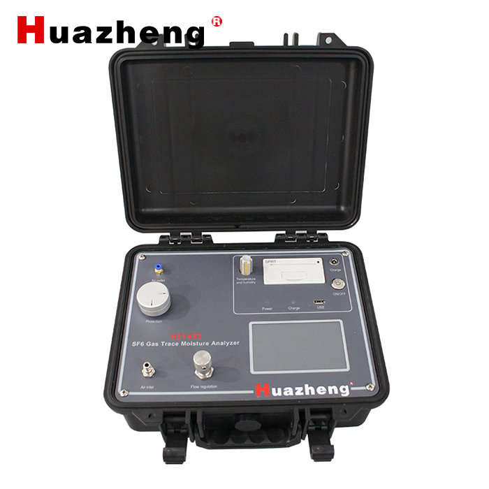 Huazheng HZ1452 Smart SF6 Gas Humidity Micro Water Content Meter SF6 Trace Moisture Tester