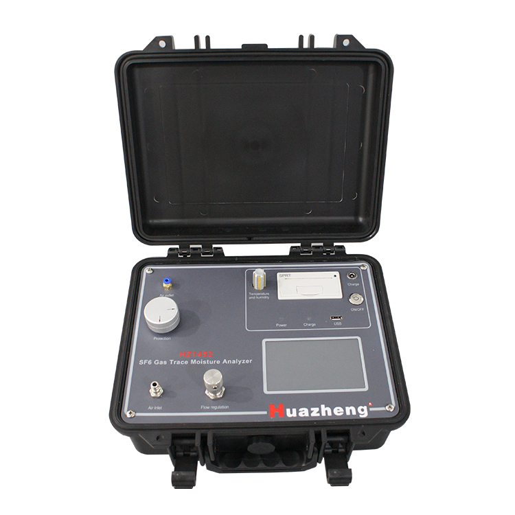 Huazheng HZ1452 Smart SF6 Gas Humidity Micro Water Content Meter SF6 Trace Moisture Tester