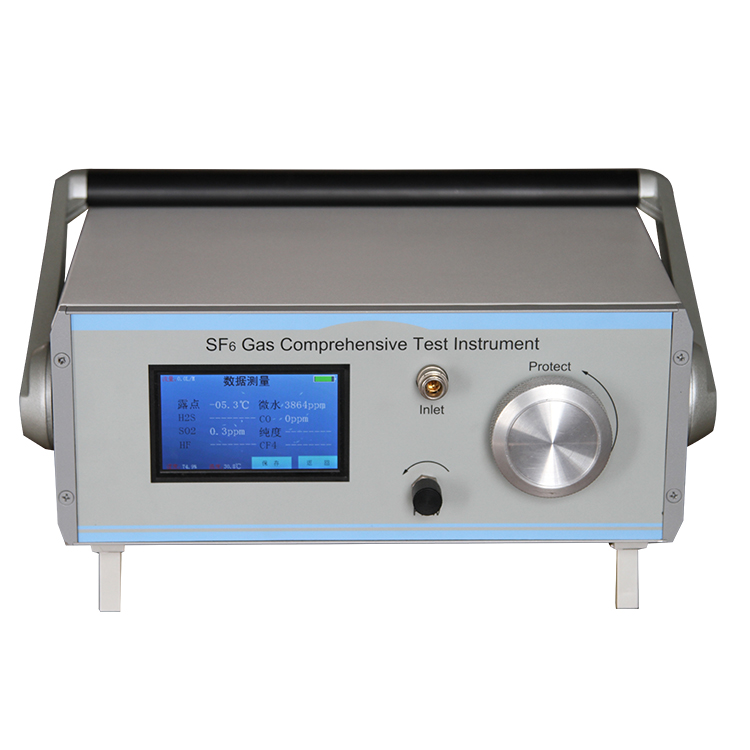 Huazheng HZSF-661 Online Trace Moisture In Sf6 Detection Instrument 6 in 1 Sf6 Gas Comprehensive Tester