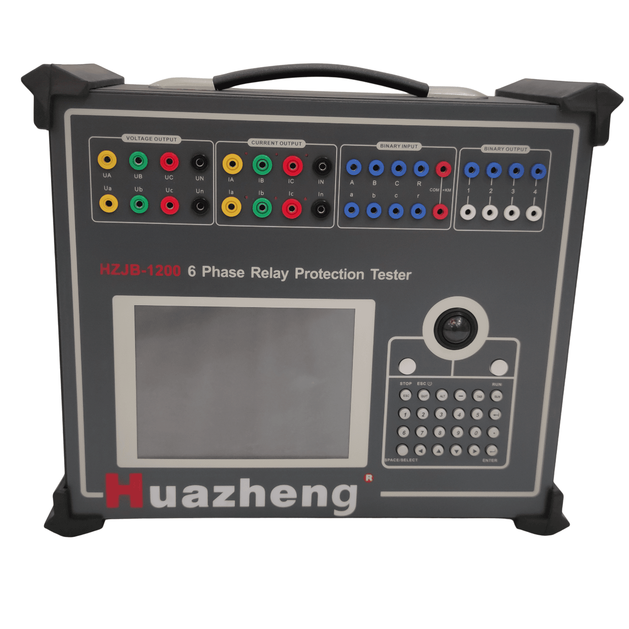 Huazheng HZJB-1200 six phase relay tester six phase relay protection testing Instrument auto relay test set 6 phase relay tester
