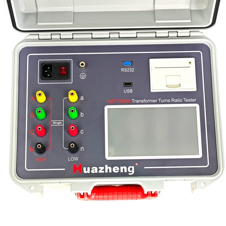 Huazheng Electric HZTTR80A Turns Ratio Group Tester Turns Ratio Tester Transformer TTR Tester Equipment Electric Test Turn Ratio
