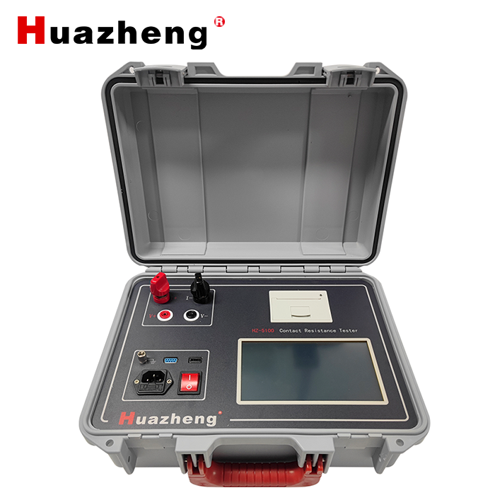 Huazheng HZ-5100 circuit breaker contact resistance tester 100A digital contact loop resistance tester circuit breaker loop resistance tester