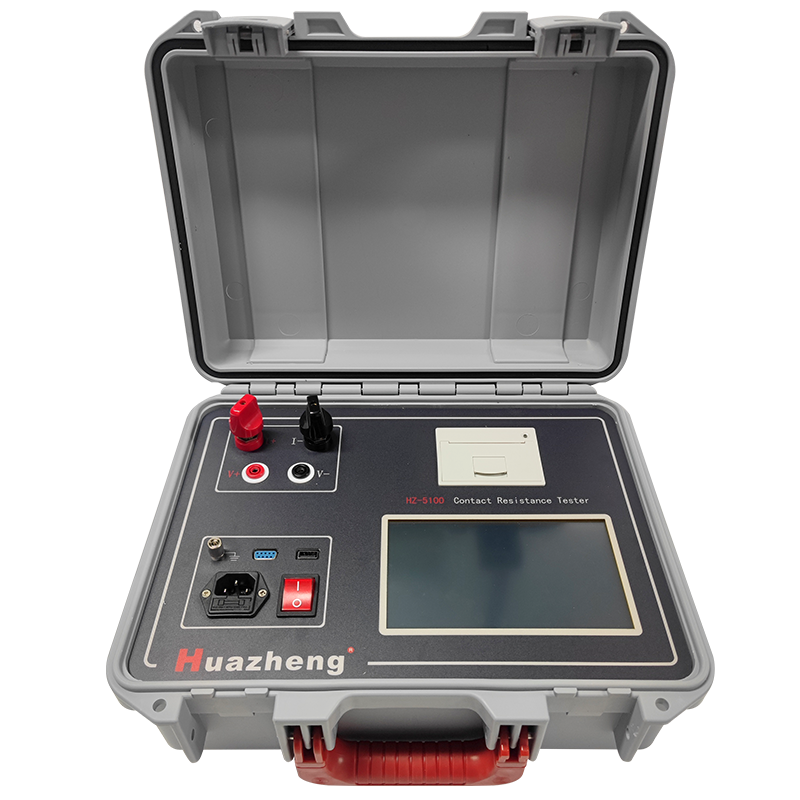 Huazheng HZ-5100 circuit breaker contact resistance tester 100A digital contact loop resistance tester circuit breaker loop resistance tester