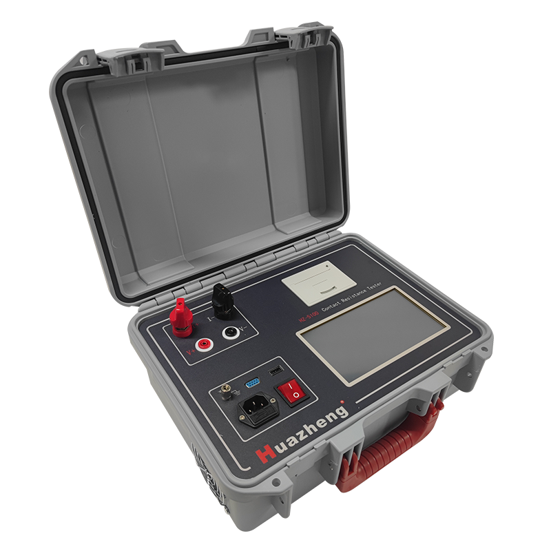 Huazheng HZ-5100 circuit breaker contact resistance tester 100A digital contact loop resistance tester circuit breaker loop resistance tester