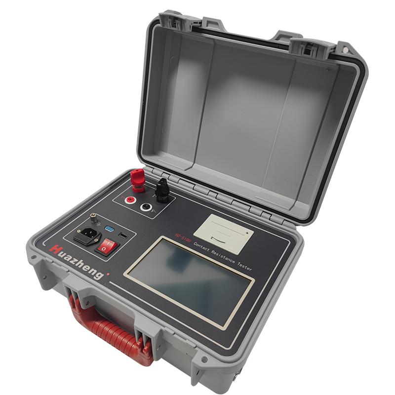 Huazheng HZ-5100 circuit breaker contact resistance tester 100A digital contact loop resistance tester circuit breaker loop resistance tester