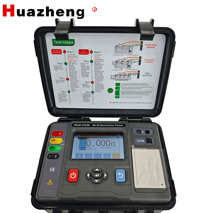 Huazheng HZJD-3002E earth resistance tester earth resistance meter ground resistance tester ground resistance measuring instrument