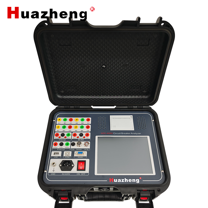 Huazheng High Voltage Switchgear Timing Test Device HZC-4080 Dynamic Resistance Circuit Breaker Analyzer