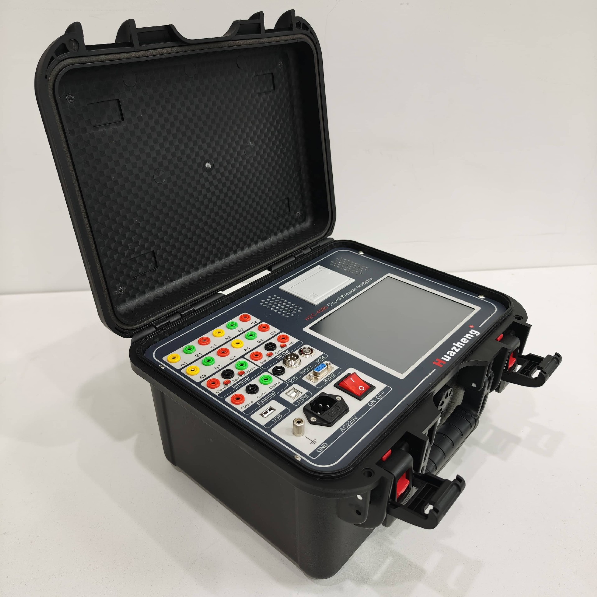 Huazheng High Voltage Switchgear Timing Test Device HZC-4080 Dynamic Resistance Circuit Breaker Analyzer