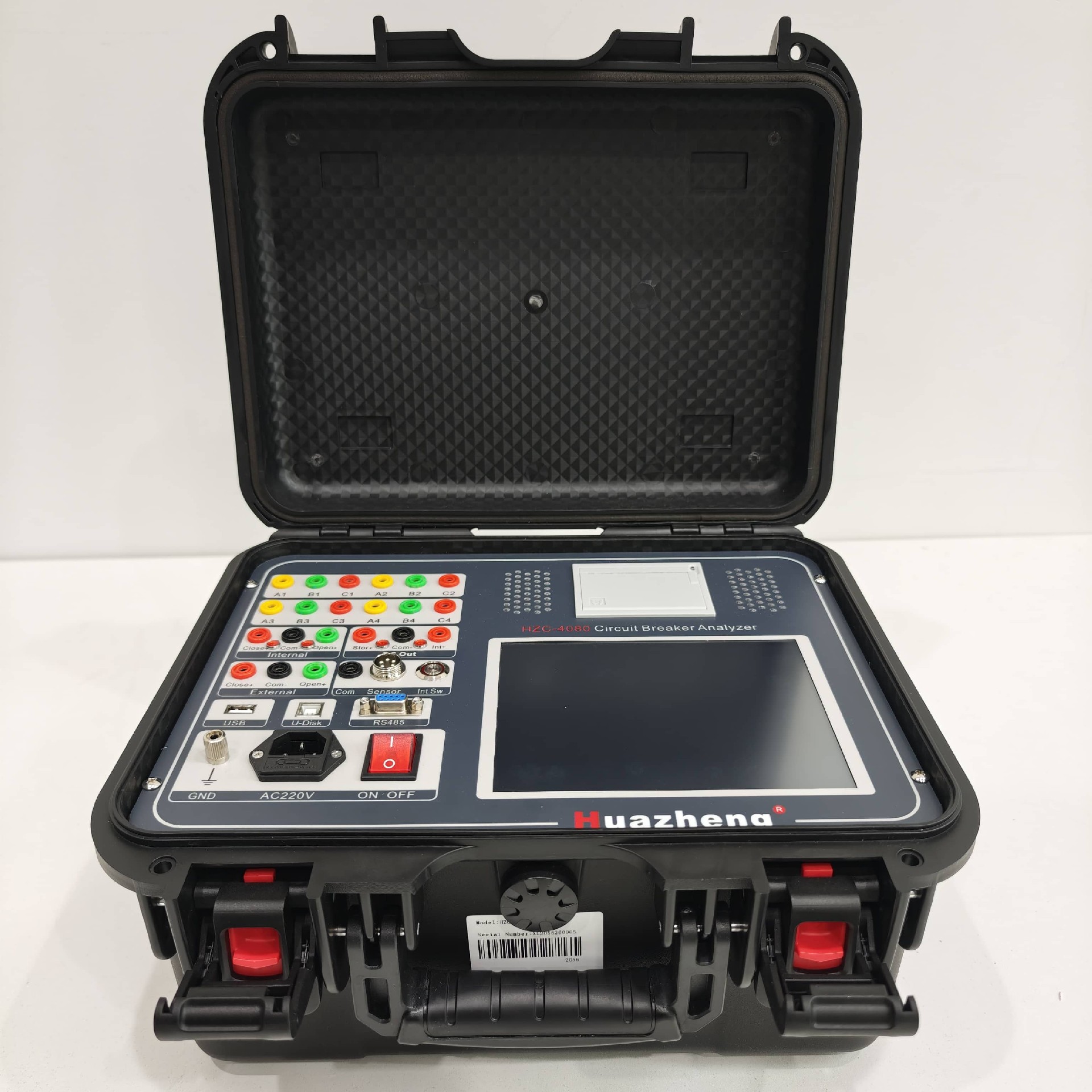Huazheng High Voltage Switchgear Timing Test Device HZC-4080 Dynamic Resistance Circuit Breaker Analyzer