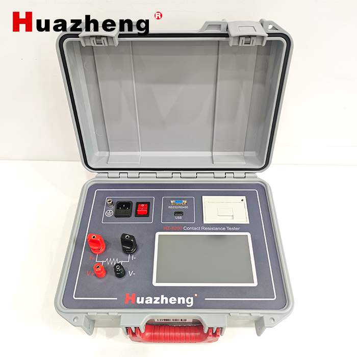 Huazheng HZ-5200 contact resistance tester 200A contact loop resistance tester circuit breaker contact resistance meter contact resistance test sets